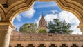 Courtyard of the Minor Schools of the University of Salamanca in Spain.