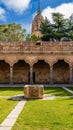 Courtyard of the Minor Schools of the University of Salamanca in Spain.