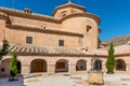 Courtyard at the Monastery Virgin Del Saliente Royalty Free Stock Photo