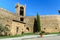 Courtyard of Montalcino Fortress. Italy
