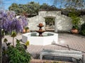 Courtyard, Monterey, California Royalty Free Stock Photo