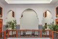 Courtyard in a Moroccan riad Royalty Free Stock Photo