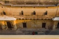 Courtyard at Nahargarh Fort in Jaipur Royalty Free Stock Photo