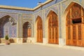 Nasir Ol-Molk mosque, also famous as Pink Mosque. Shiraz. Iran Royalty Free Stock Photo