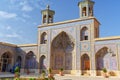 Nasir Ol-Molk mosque, also famous as Pink Mosque. Shiraz. Iran Royalty Free Stock Photo