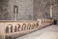 The courtyard near the main entrance to the Dubrovnik Old Town Royalty Free Stock Photo