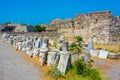 Courtyard of Neratzia Castle at Kos island in Greece Royalty Free Stock Photo