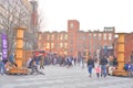 The courtyard of a new public space Sevkabel Port