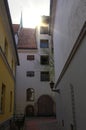 The courtyard of the old city Riga