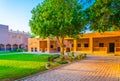 Courtyard of the old palace museum in Al Ain, UAE Royalty Free Stock Photo