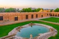 Courtyard of the old palace museum in Al Ain, UAE Royalty Free Stock Photo