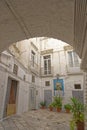 Courtyard in old town of Bari