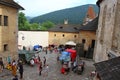 Courtyard of Orava Castle, Slovakia