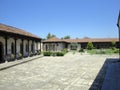 Inner courtyard of the temple Royalty Free Stock Photo