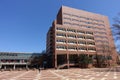 Courtyard outside of D.H. Hill Library on North Carolina State University NCSU Campus