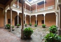 Courtyard of Palace of Cordova Palacio de los Cordova. Granad