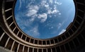 Courtyard of Palacio de Carlos V in Granada, Spain Royalty Free Stock Photo