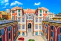 Courtyard of Palazzo Reale in Genoa, Italy...IMAGE Royalty Free Stock Photo