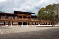 Courtyard and a peepal (sacred fig) tree