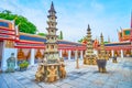 The Phra Rabiang cloister in Wat Pho temple, Bangkok, Thailand Royalty Free Stock Photo