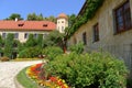 Courtyard of Pieskowa Skala castle