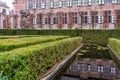 Courtyard with pond of the University of Ghent