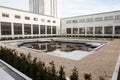 Courtyard with pond