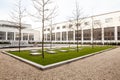 Courtyard with pond