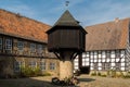 Medieval Mansion Courtyard Dovecote