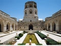 Courtyard of the Rockefeller Archaeological Museum Royalty Free Stock Photo