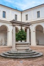 Courtyard of the Roman Baths of Diocletian