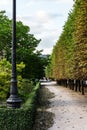 Courtyard of the Royal Palace Palais-Royal. Paris, France