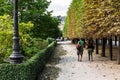 Courtyard of the Royal Palace Palais-Royal. Paris, France