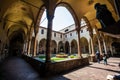 Courtyard sanctuary of saint Antonio from Padova Royalty Free Stock Photo