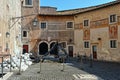 The courtyard of Sant`Angelo castle in Rome,