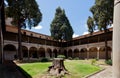 Courtyard Santa Maria del Carmine church, Florence, Firenze, Toscany, Italy Royalty Free Stock Photo