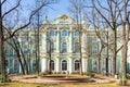 Courtyard of State Hermitage museum (Winter Palace) in Saint Petersburg, Russia Royalty Free Stock Photo