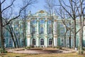 Courtyard of State Hermitage museum Winter Palace in Saint Petersburg, Russia Royalty Free Stock Photo