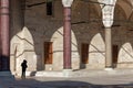 Courtyard of Suleymaniye Mosque, Istanbul Royalty Free Stock Photo