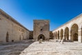 Courtyard of Sultanhani Caravanserai, an ancient fortified inn on the caravan route, Aksaray, Turkey