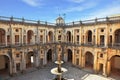 Courtyard surrounded by galleries Royalty Free Stock Photo