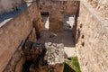 The courtyard of the times of the Byzantine Empire near the ruins of the outer part of the palace of King Herod - Herodion, in