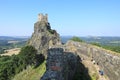 Courtyard and tower of Trosky Castle