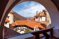 Tower of Dracula castle in Bran, Romania