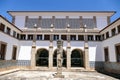 Courtyard of the University of the Holy Spirit in Evora, Portugal Royalty Free Stock Photo