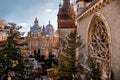 Courtyard of Vajdahunyad Castle. Budapest, Hungary Royalty Free Stock Photo