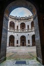 The courtyard of Villa Farnese in Caprarola