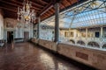 The courtyard of Villa La Petraia, near Florence