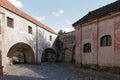 A courtyard of Vilnius church