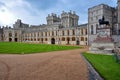 Courtyard of Windsor Castle near London, UK Royalty Free Stock Photo